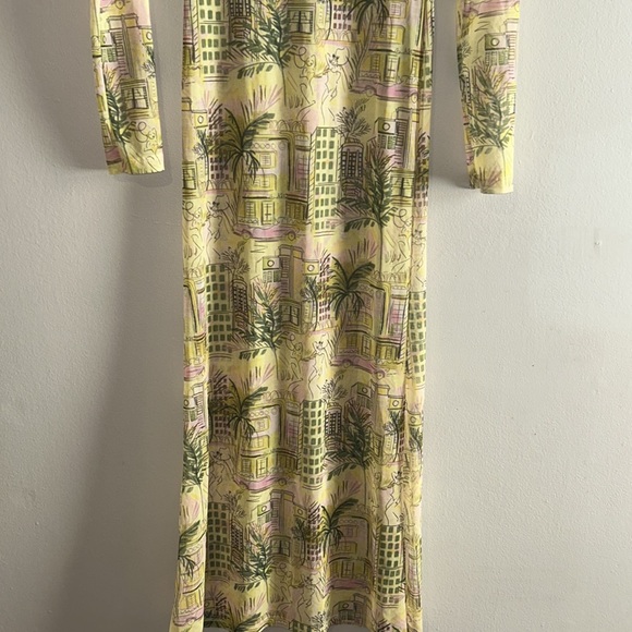 Nasty Gal Mesh Long Bodycon dress Sz 6 - Picture 2 of 4